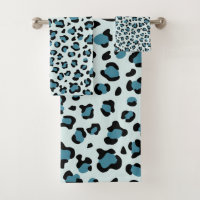 Leopardendrucke, Leoparden-Spots, Blauer Leopard