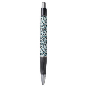 Leopardendrucke, Leoparden-Spots, Blauer Leopard Kugelschreiber
