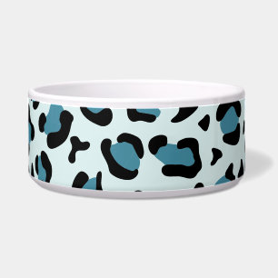 Leopardendrucke, Leoparden-Spots, Blauer Leopard Napf