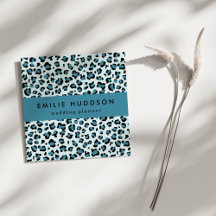 Leopardendrucke, Leoparden-Spots, Blauer Leopard