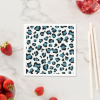 Leopardendrucke, Leoparden-Spots, Blauer Leopard