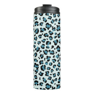 Leopardendrucke, Leoparden-Spots, Blauer Leopard Thermosbecher