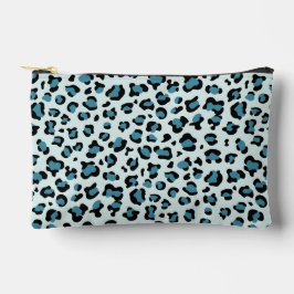 Leopardendrucke, Leoparden-Spots, Blauer Leopard Zubehörtasche