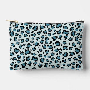 Leopardendrucke, Leoparden-Spots, Blauer Leopard Zubehörtasche