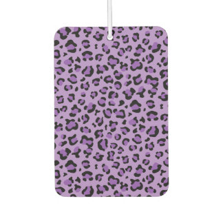 Leopardendrucke, Leoparden-Spots, Lila Leopard Autolufterfrischer