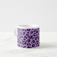 Leopardendrucke, Leoparden-Spots, Lila Leopard