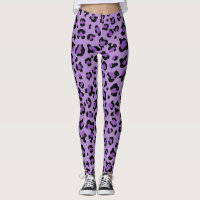 Leopardendrucke, Leoparden-Spots, Lila Leopard