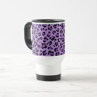 Leopardendrucke, Leoparden-Spots, Lila Leopard