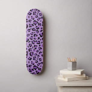 Leopardendrucke, Leoparden-Spots, Lila Leopard Skateboard