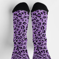 Leopardendrucke, Leoparden-Spots, Lila Leopard