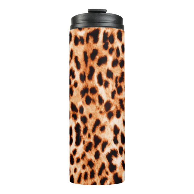 Leopardendrucktextur Thermosbecher (Vorderseite)