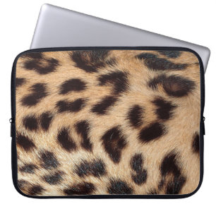 Leopardendrucktextur-Trend Laptopschutzhülle