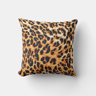 Leopardenfell als Hintergrundleopard,muster,druck, Kissen
