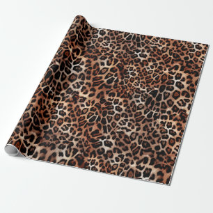 Leopardenflecken-Tierdruckmuster Geschenkpapier