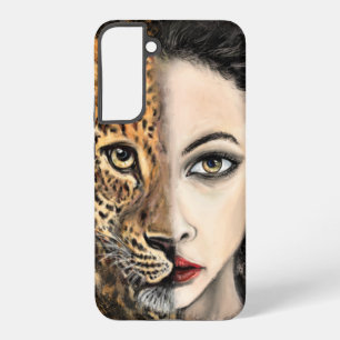 Leopardenfrau Samsung Galaxy Hülle