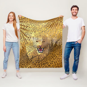 Leopardengebiet 1 fleecedecke
