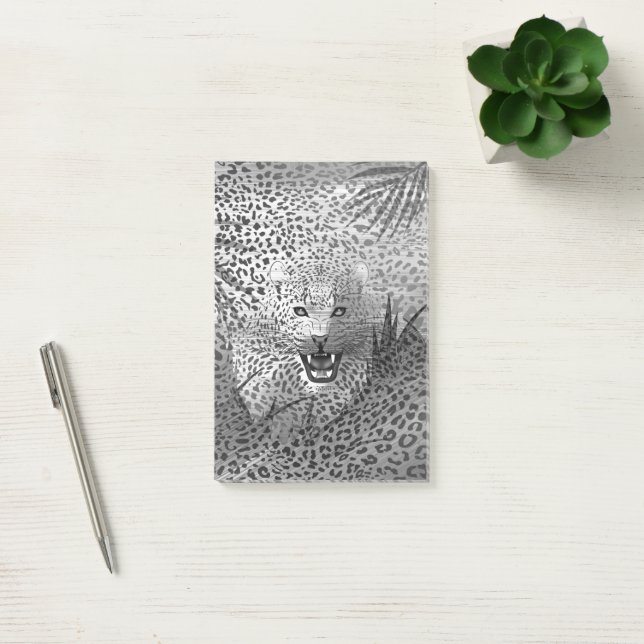 Leopardengebiet 2 post-it klebezettel (Büro)