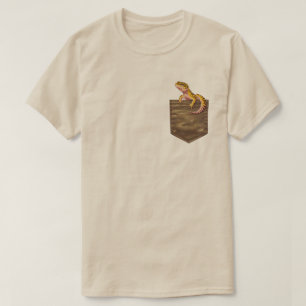 Leopardengecko-Tasche T - Shirt niedliche Eidechse