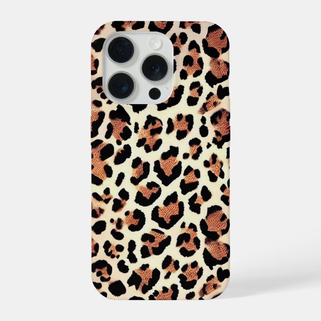 Leopardenhaut iPhone Hülle (Rückseite)