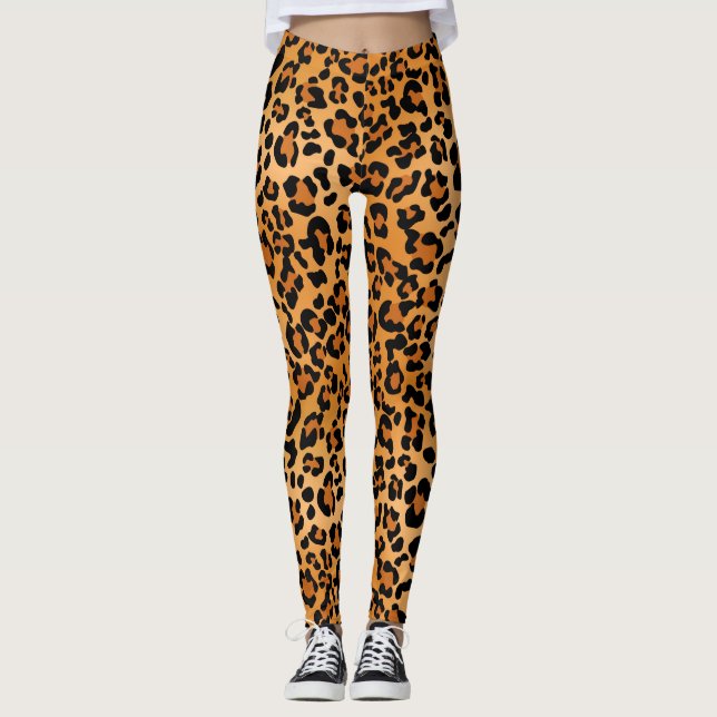Leopardenhaut Leggings (Vorderseite)