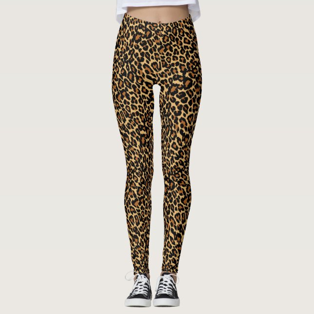 Leopardenhaut Leggings (Vorderseite)