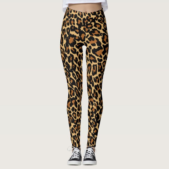 Leopardenhaut Leggings (Vorderseite)
