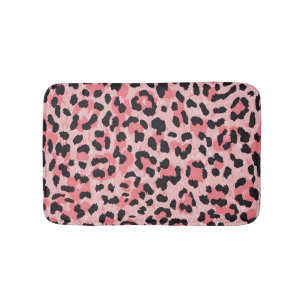 Leopardenhaut: Vintage nahtlose Textur Badematte