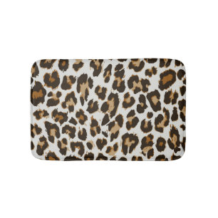Leopardenhaut: Vintage Nahtlose Textur Badematte