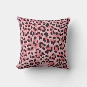 Leopardenhaut: Vintage nahtlose Textur Kissen