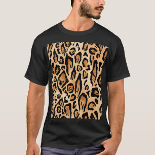 Leopardenhaut: Zeitloses, nahtloses Muster T-Shirt