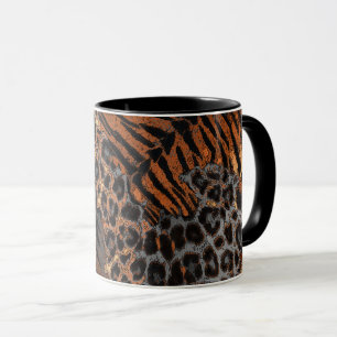 Leopardenledermode Tasse