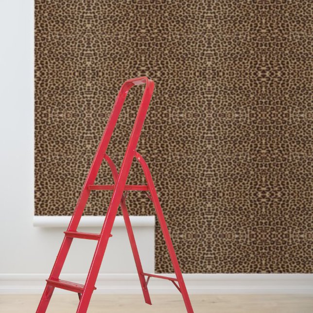 Leopardenleoparden-Blatt Peel und Stick Wallpaper Tapete (Peel and Stick Wallpaper leopard animal print Wallpaper)