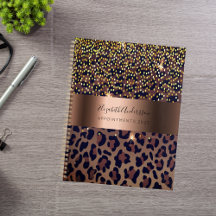 Leopardenmuster braun schwarz Bronze 2024