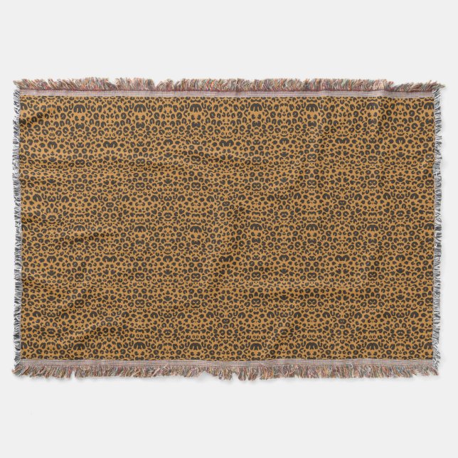 Leopardenmuster Decke (Vorderseite)
