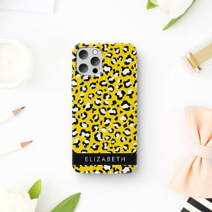 Leopardenmuster, Flecken, Gelber Leopard, Ihr Name iPhone 16 Hülle