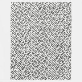 Leopardenmuster Fleecedecke