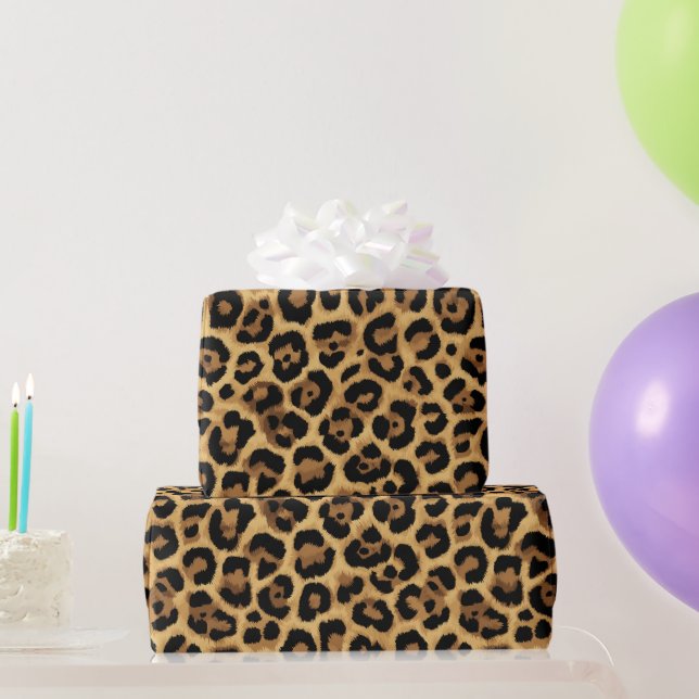 Leopardenmuster Geschenkpapier (Partygeschenke)