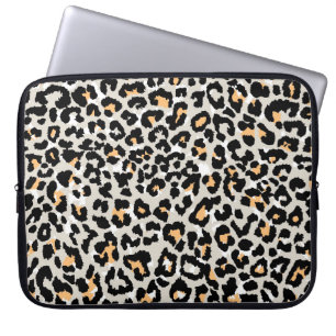 Leopardenmuster in wildnahtloser Farbe Laptopschutzhülle