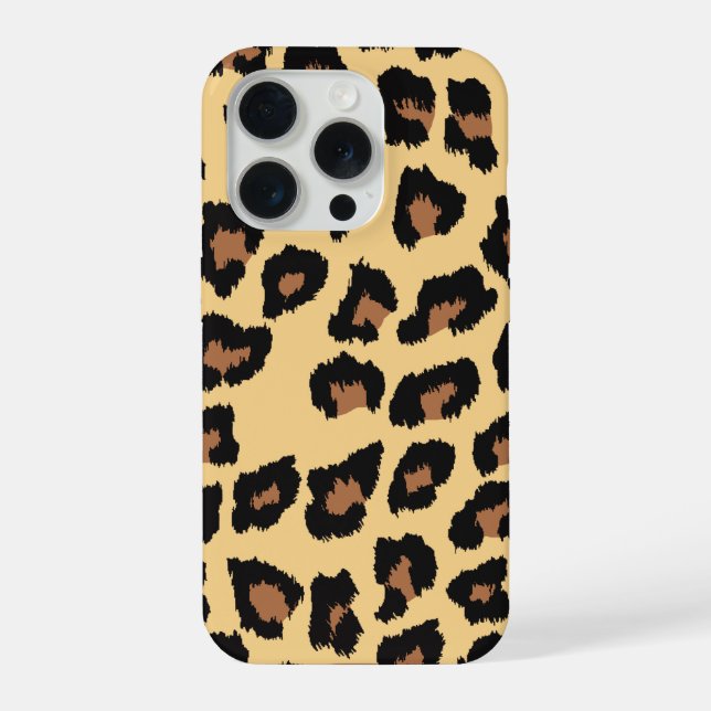 Leopardenmuster  iPhone hülle (Rückseite)