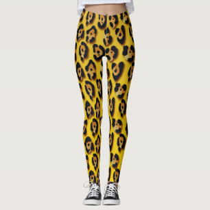 Leopardenmuster Leggings