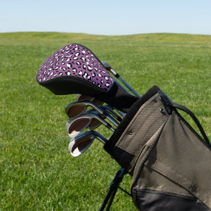 Leopardenmuster, Leoparden, Lila Leopard Golf Headcover
