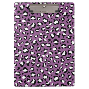 Leopardenmuster, Leoparden, Lila Leopard Klemmbrett
