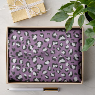 Leopardenmuster, Leoparden, Lila Leopard Seidenpapier
