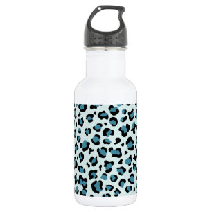 Leopardenmuster, Leopardenflecken, Blauer Leopard Edelstahlflasche