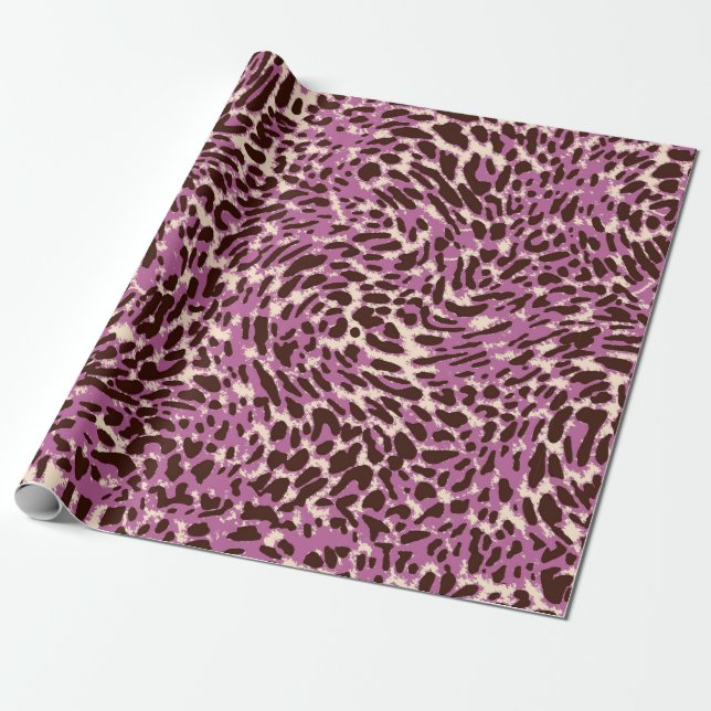 Leopardenmuster, Leopardrucke, Tierdruck,  Geschenkpapier (Ungerollt)