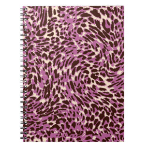 Leopardenmuster, Leopardrucke, Tierdruck, Notizblock