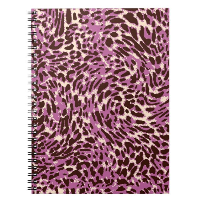 Leopardenmuster, Leopardrucke, Tierdruck, Notizblock (Vorderseite)