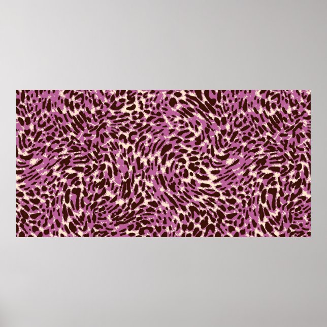 Leopardenmuster, Leopardrucke, Tierdruck, Poster (Vorne)