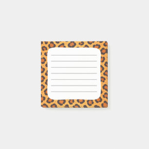 Leopardenmuster Post-it Klebezettel