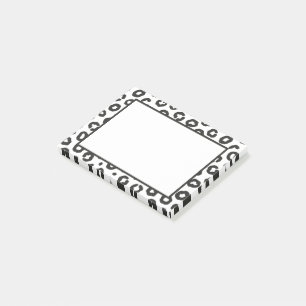 Leopardenmuster Post-it Klebezettel